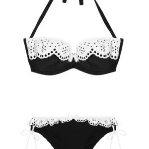 Agent Provocateur Black & White Bikini